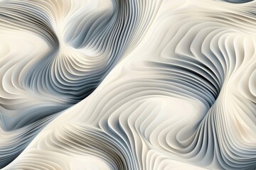 Poster - Minimalistic Seamless Snow Pattern Design