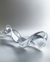 Poster - Smooth Liquid Stretching into Elegant Forms