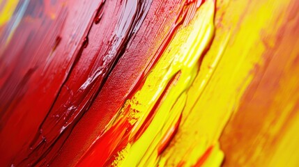 Aufkleber - Vibrant Abstract Canvas with Thick Texture