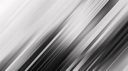 Poster - White and Silver Gradient Background with Metal Texture and Soft Lines