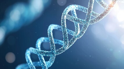 Poster - Abstract Medical Background with DNA Strands
