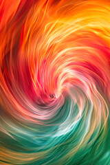 Wall Mural - vertical dynamic swirls of color against a dynamic linear gradient background.