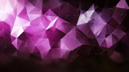Poster - Elegant purple background with thin overlapping circular lines and polygonal shapes at the borders, leaving an open central area for text