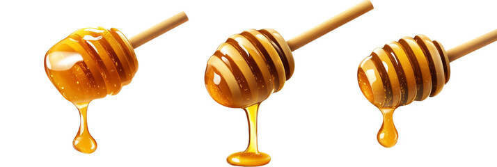 Poster - Sweet honey spill drip isolated png