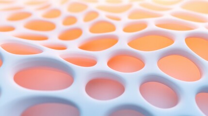 Poster - Modern Abstract Structure with Interconnected Designs