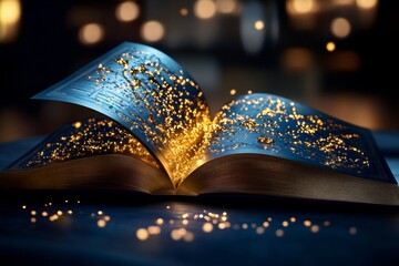 Aufkleber - Fantasy-inspired scene of a golden bond certificate glowing with structured interest data, capturing the magical and secure value of bonds as investments, symbolizing wonder and security
