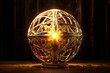 © deep breath - orb of lightglowing sphere representing divine power and creatio