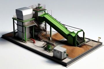 Poster - sifter based waste to energy with sifter and conveyor belt