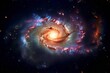 © deep breath - smart burst galaxy formation spiral galaxy with stars and gases