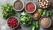 © Chatchanan - A table of nutrient-dense, plant-based foods with a 'Cancer Prevention' title, explaining the