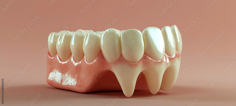 Tooth Representation Anatomical model of a tooth a detailed representation for study and ...