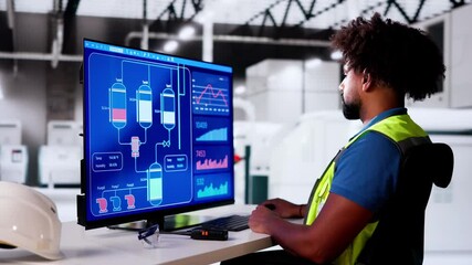Poster - Operator And Engineer Monitor SCADA System