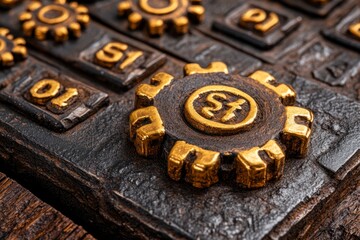Aufkleber - Close-up of a structured bond with a clear interest rate and maturity date, capturing the clarity and security of bonds as debt investments, symbolizing predictability and trust
