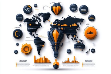 Poster - Digital dashboard showing a layered data warehouse system, with clean, color-coded sections symbolizing the organized nature of data storage, symbolizing clarity and scalability