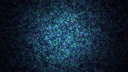 Wall Mural - Happy new year 2025 motion animation. Abstract motion background shining colorful particles. New year and Christmas 2025, 2024 background. Seamless 4K loop video.
