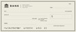 © bibin - Green Bank check, vector blank money cheque, checkbook template with guilloche pattern and fields. Currency payment coupon, money check background