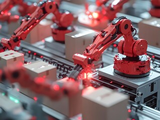 Aufkleber - Automated Robotics in Modern Manufacturing Process