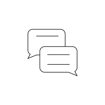Chat icon symbol vector illustration