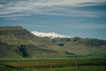 lomagnupur a mountain on the south coast of iceland