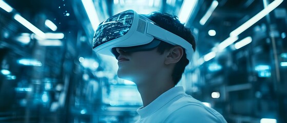 Aufkleber - Modern Technology and Virtual Reality Experience
