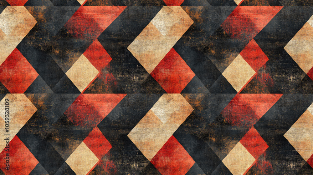 High definition geometric texture repeat pattern on a creative surface ...