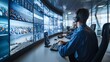 © kaiserseeing - Modern Logistics Control Room with Team Monitoring
