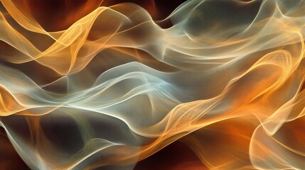 Poster - Dynamic, flowing lines in multiple shades make up a seamless abstract background with a contemporary look.