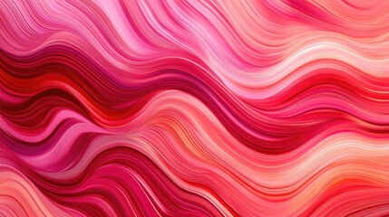 Poster - Multiple shaded wavy lines create a fluid, seamless background pattern, ideal for a contemporary look.