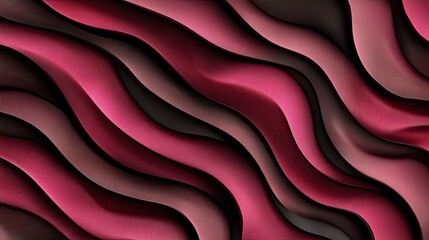 Poster - Seamless background of flowing abstract wavy lines in multiple shades, offering a dynamic and fluid design.