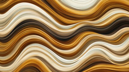 Poster - Seamless background of flowing abstract wavy lines in multiple shades, offering a dynamic and fluid design.