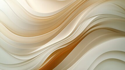 Poster - Wavy lines in various shades forming a fluid, abstract background, perfect for modern and creative designs.