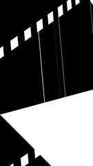 Poster - Vertical Video overlay template. Video transition template black and white