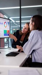 Aufkleber - Data Analyst Using Data Analytics KPI