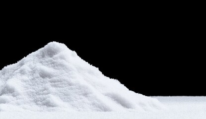 Wall Mural - snowfall on a black background. long exposure snowfall. overlay your image with a snow texture in ph