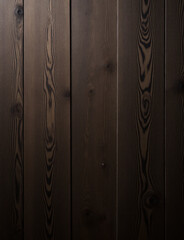 Poster - Dark wood texture blends with subtle grain patterns on a rustic wooden surface adding warmth and depth visually appealing background image.