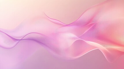 Poster - Elegant waves of soft pink and lavender a captivating abstract background for creative projects