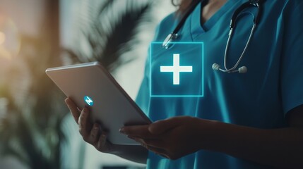 Poster - embracing digital innovation in healthcare the role of technology in modern medical practices