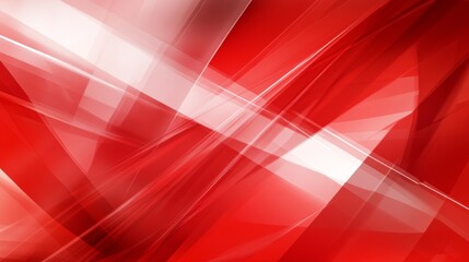 Poster - Dynamic abstract red background with intersecting light rays and layers for modern design use