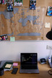 © Oleksii Syrotkin/Stocksy - Blackboard over desk with laptop with business graph and supplies