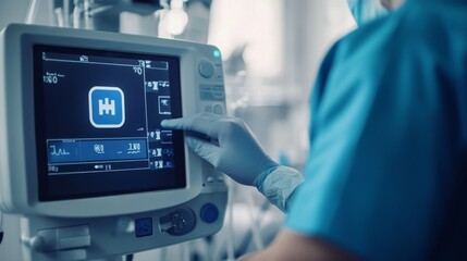 Poster - advanced patient monitoring technology enhancing healthcare efficiency and safety through innovative