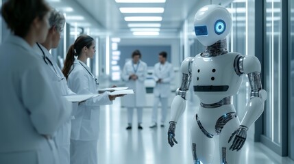 Poster - the future of healthcare integrating robotics in medical environments for enhanced patient care and 