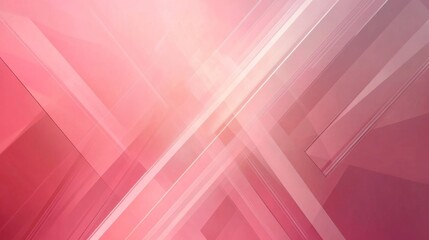 Poster - Abstract pink geometric background with dynamic lines and soft gradients for modern design usage