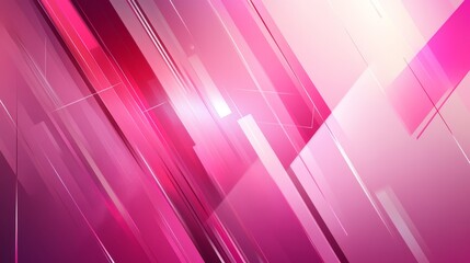 Poster - Vibrant abstract lines in shades of pink a dynamic visual experience