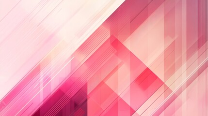 Poster - Dynamic interplay of geometric shapes and colors in abstract design artistry