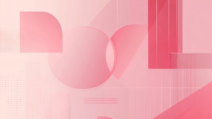 Poster - Exploring abstract shapes and soft colors in modern graphic design