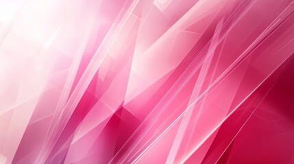 Poster - Elegant pink abstract background with geometric shapes and smooth gradients for modern design