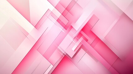 Poster - Dynamic pink abstract background with geometric shapes and layers for modern design aesthetics