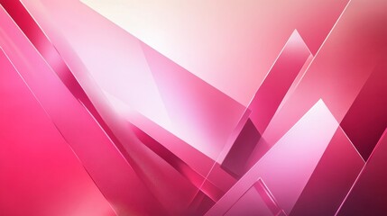 Poster - Dynamic abstract design in shades of pink and red a modern graphic exploration