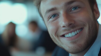 Poster - Successful Businessman Smiling at the Camera