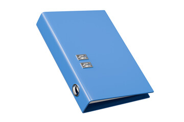 Fototapete - 3d file folder with paper business icon. minimal binder file folder document icon. office equipment 